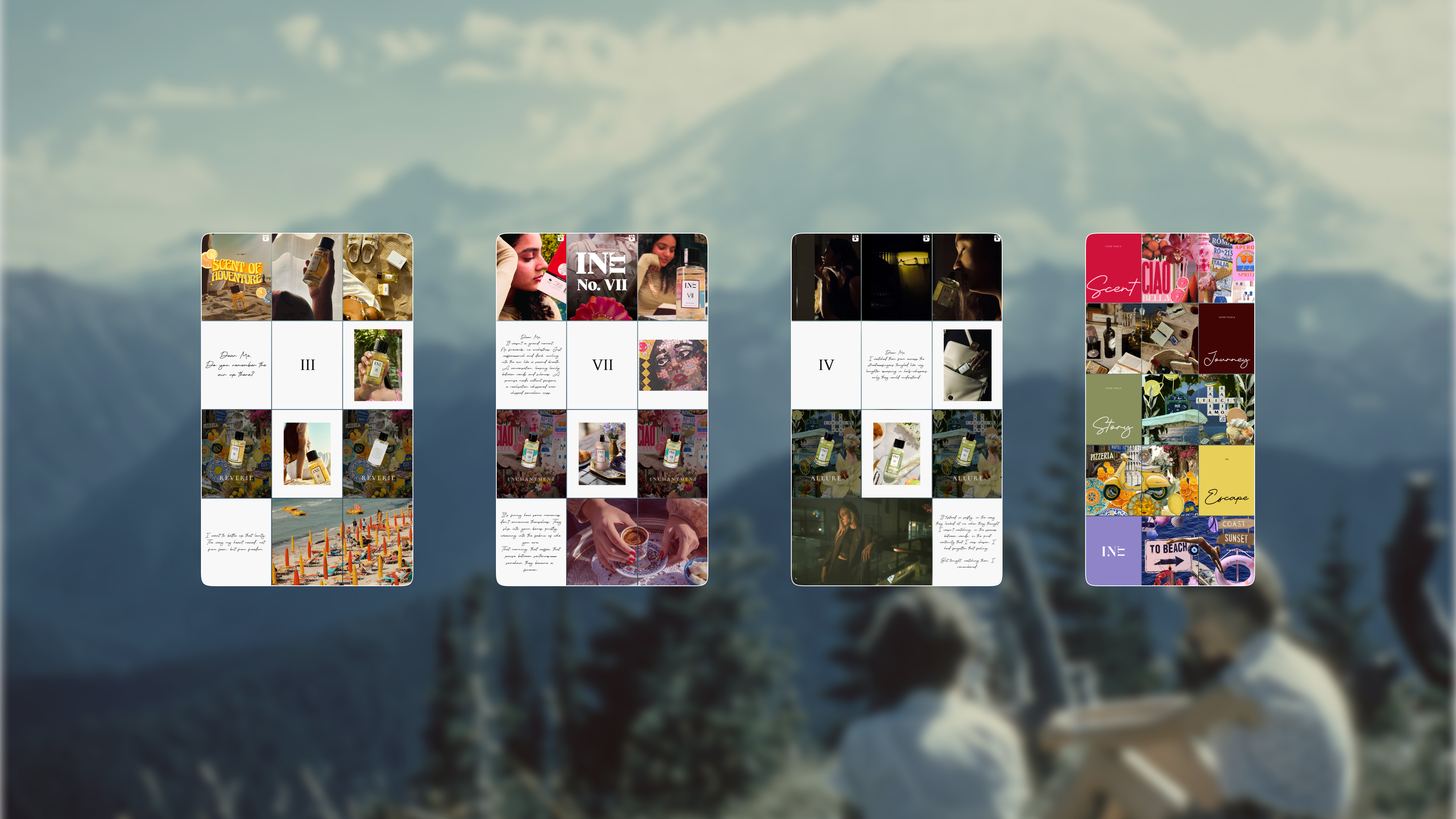 Watercolor landscape painting showing a serene beach scene